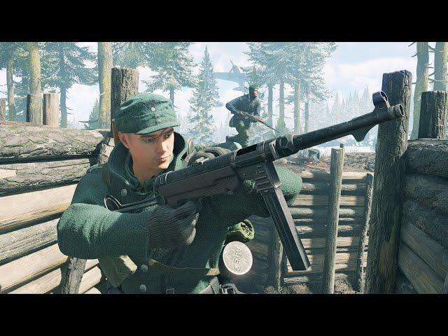 Enlisted Gameplay - German Forces vs Soviet Forces - Fortified District - Battle For Moscow