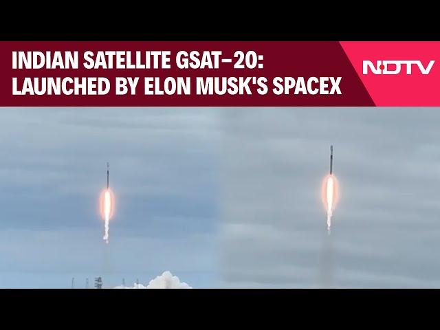 SpaceX | Elon Musk's SpaceX Launches Indian Satellite GSAT-20