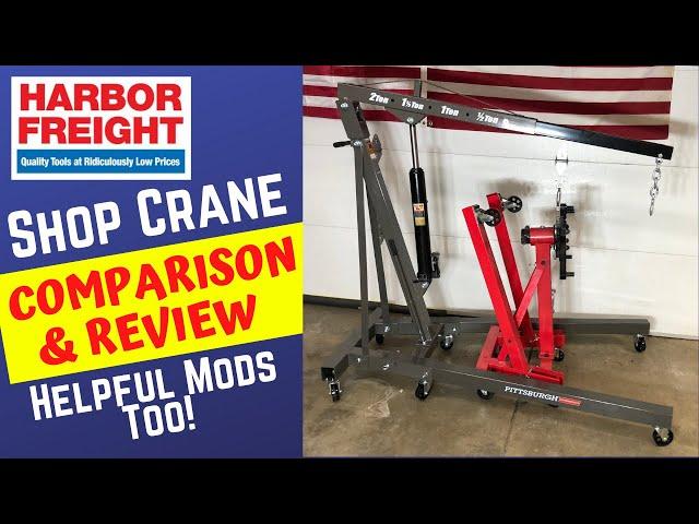 Harbor Freight Engine Hoist Assembly, Review & Comparison Part 2 of 2