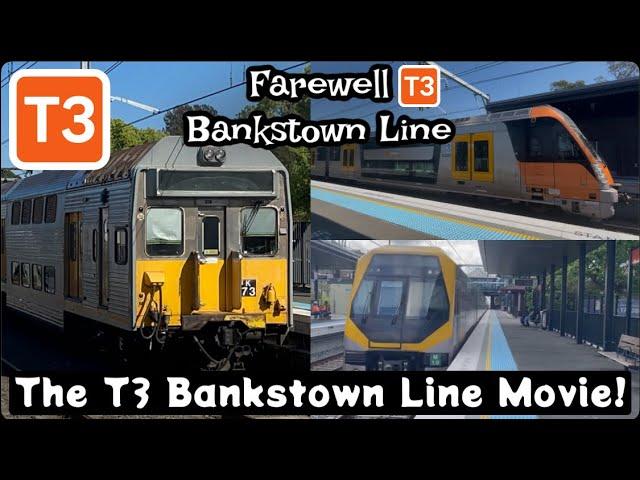 FAREWELL T3 Bankstown Line [Movie] - 2nd Last Weekday of Operation! Ft. K, M, X, T, H, A/B Sets