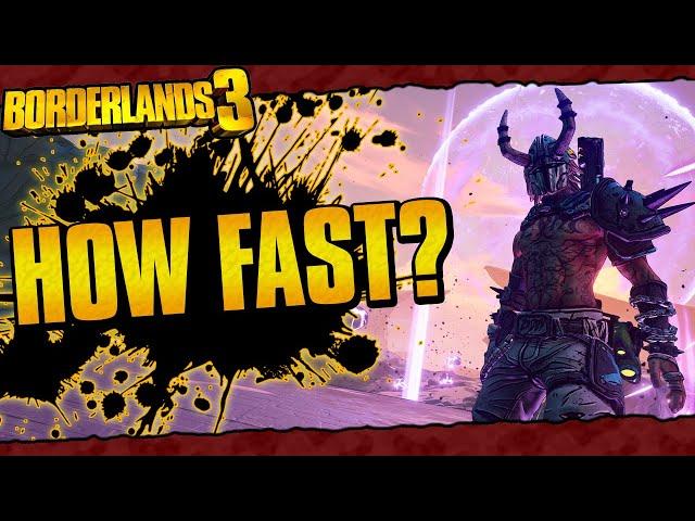 How Fast Can You Speedrun Borderlands 3 With A Fresh Character?