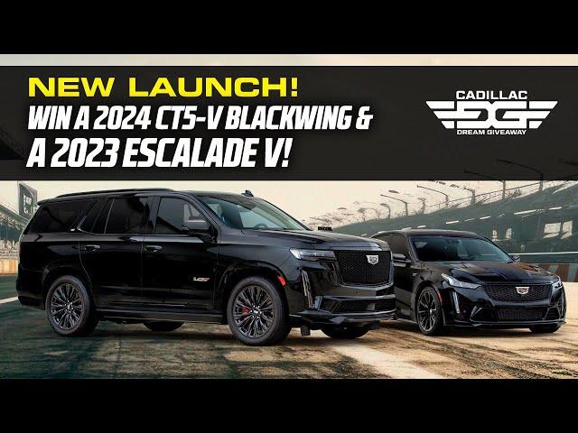 Cadillac Dream Giveaway! Win BOTH an Escalade V and a Blackwing CT5-V! #ct5vblackwing #escaladev