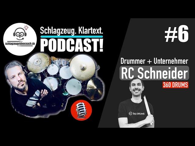 Schlagzeug Podcast | RC Schneider: Drummer, Unternehmer und viele Rudiments | Folge 6