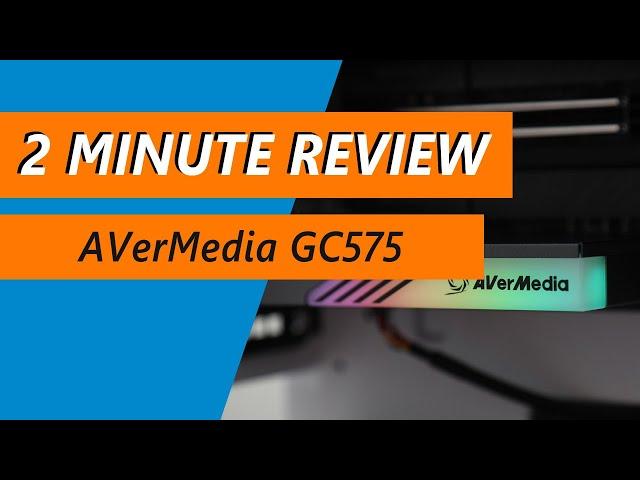 Why the AVerMedia Live Gamer 4K 2.1 GC575 is an awesome card for streamers - Review