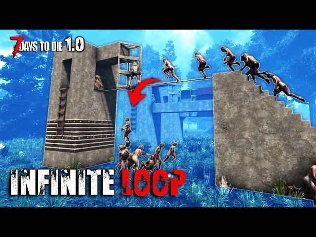 INFINITE LOOP Base Guide (No Glitch, EASY to build) - 7 Days to Die 1.0