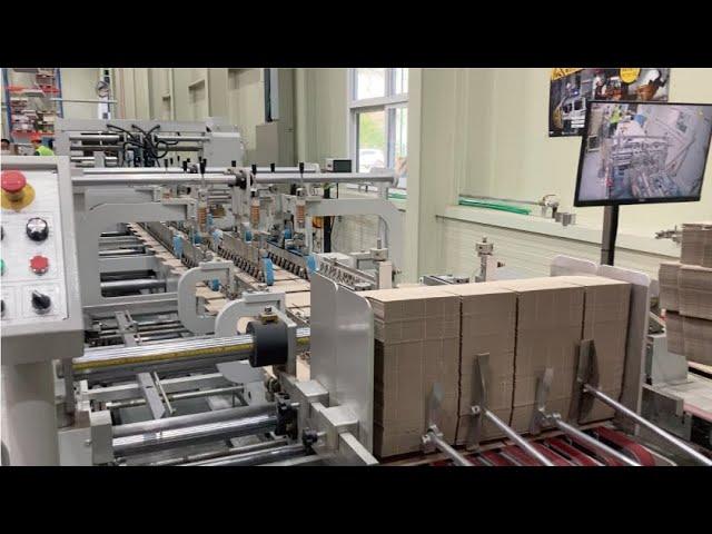 아성코리아 / 1350 골판지 접착기 / 단면박스 / ETERNA(BOBST GROUP) / 제일산업 안성공장