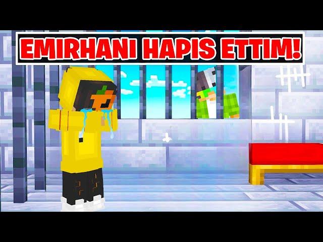 EMİRHANI YER ALTI BASESİNDE HAPİS ETTİM! @EmirhanCTN  -Minecraft