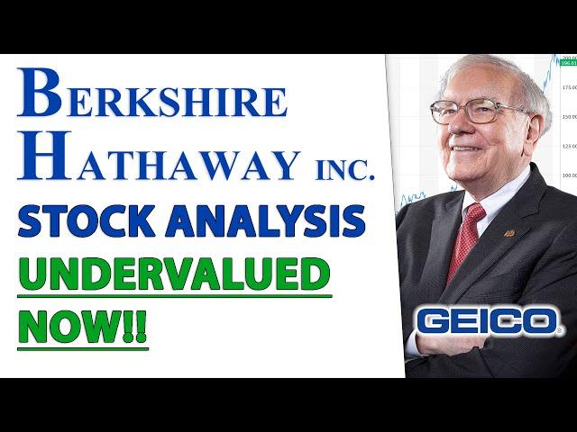BERKSHIRE HATHAWAY STOCK ANALYSIS  - Why It's Undervalued! Intrinsic Value Calculation!