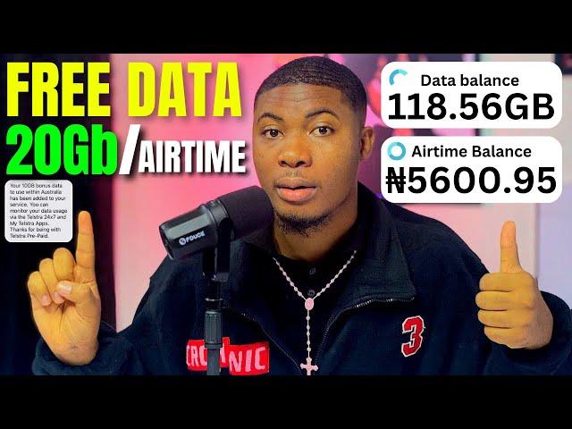 Get Free 20GB Data | Airtime Daily In Nigeria Without Buying (All Network) MTN AIRTEL GLO 9MOBLE