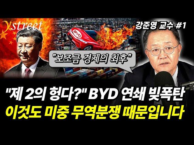 "제2의 헝다?" BYD 연쇄 빚폭탄...이것도 미중 무역분쟁의 결과입니다 / 강준영 교수 (1부)