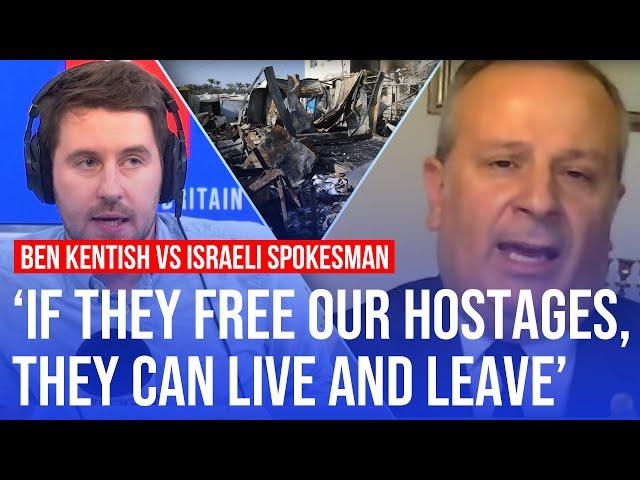 Ben Kentish's fiery interview with Israeli spokesman David Mencer | LBC