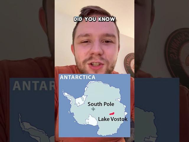 The Hidden Lake Beneath Antarctica #didyouknow #funfacts #earthscience #antarctica