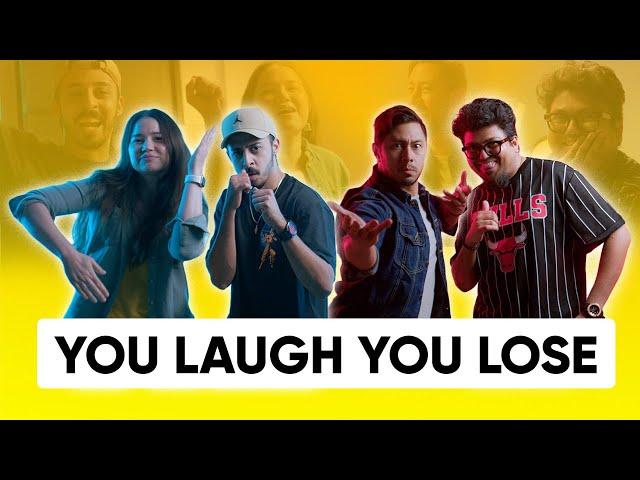 You Laugh You Lose ft. Jaby Koay & Achara Kirk | @CineDesi  | Jordindian