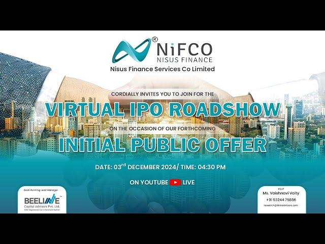 IPO Meet - Nisus Finance Services Co Limited