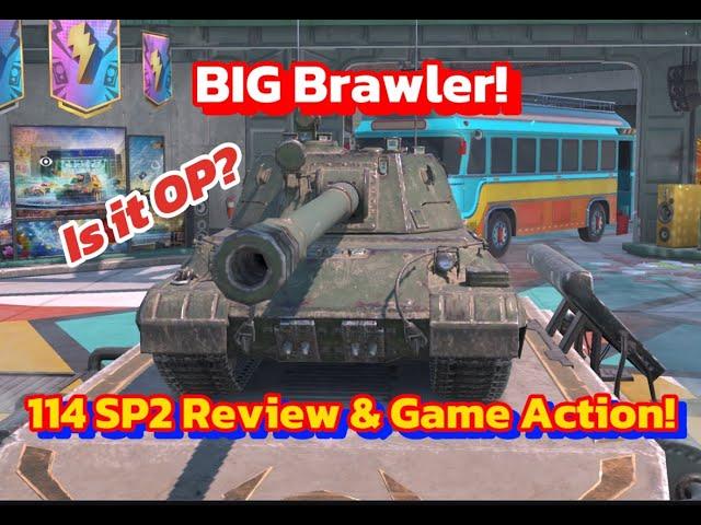 wot Blitz 114 SP2 Review & Game Action in 4K! OP?? wotb WoT Blitz