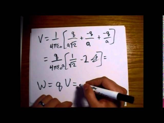 Griffiths Electrodynamics Problem 2.31: Energy of Point Charge Configuration