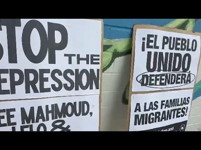 Dozens rally against ICE raids in South Park | NBC 7 San Diego