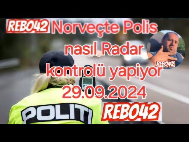 Norveçte Polis Nasıl radar kontrolü yapiyor 29.09.2024 @Rec42 @kebo42