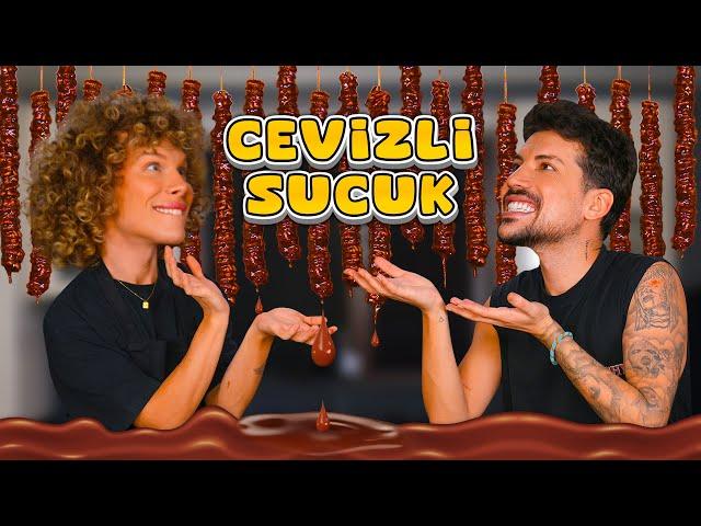 CEVİZLİ SUCUK YAPTIK