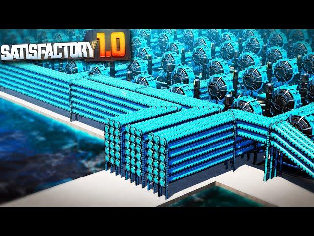 My Nuclear Power Plant Needs 120,000 WATER?!! - Satisfactory 1.0