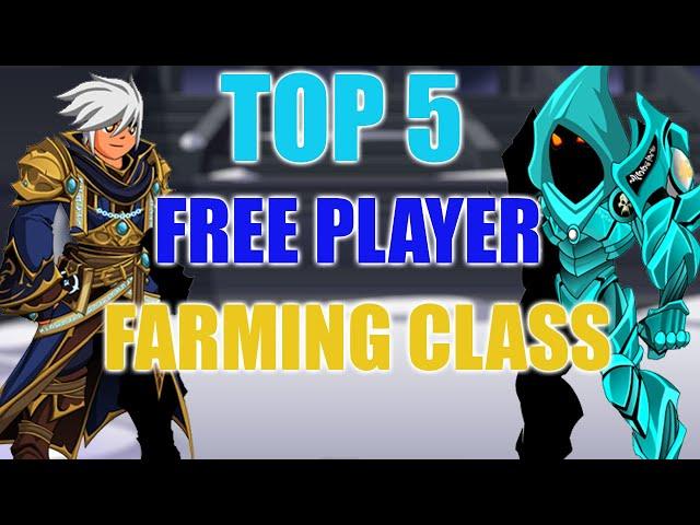 AQW Top 5 Farming Classes 2024 (Free Player)