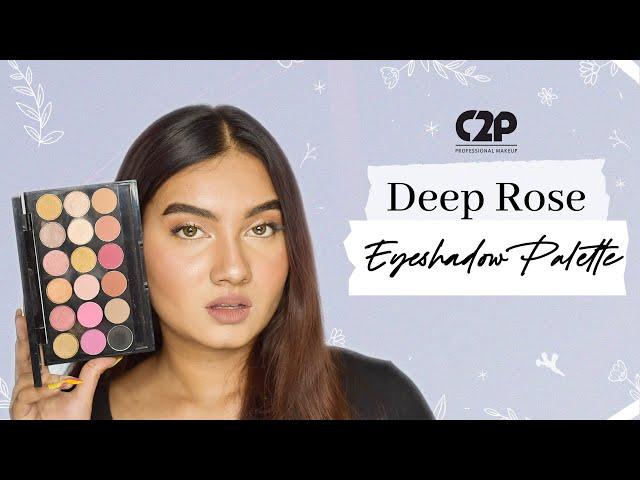 C2P PRO Deep Rose Eyeshadow Palette | Best Eyeshadow Palette