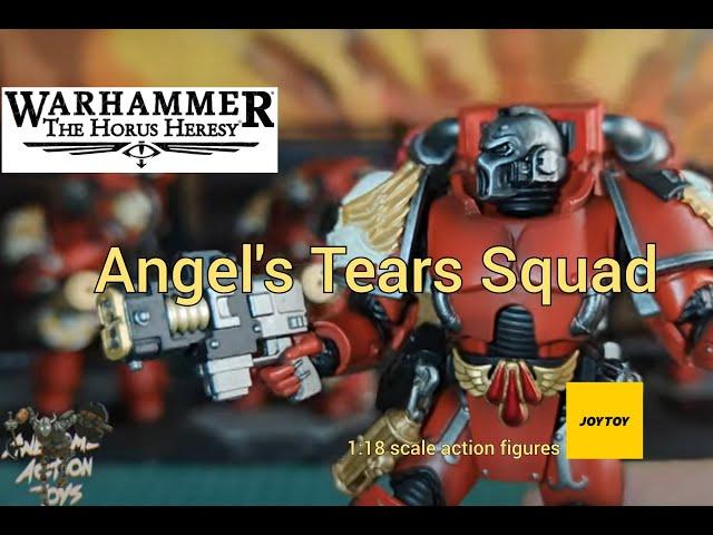 Warhammer The Horus Heresy Blood Angels Angel's Tears Squad 1:18 scale action figures by Joytoy