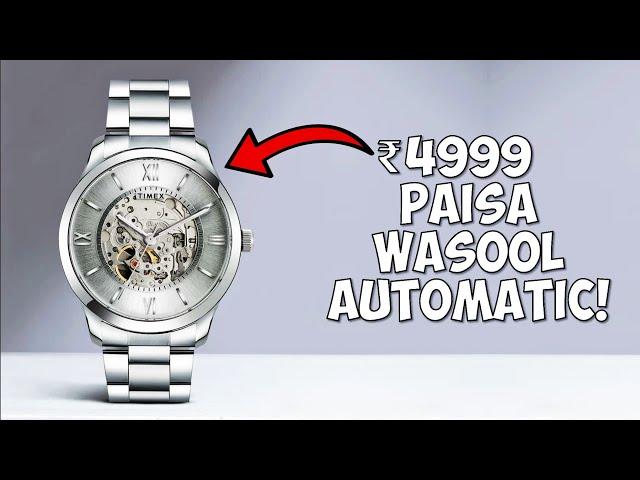 This TIMEX Skeleton Automatic Watch has surprised me! (BIG PRICE DROP!!)