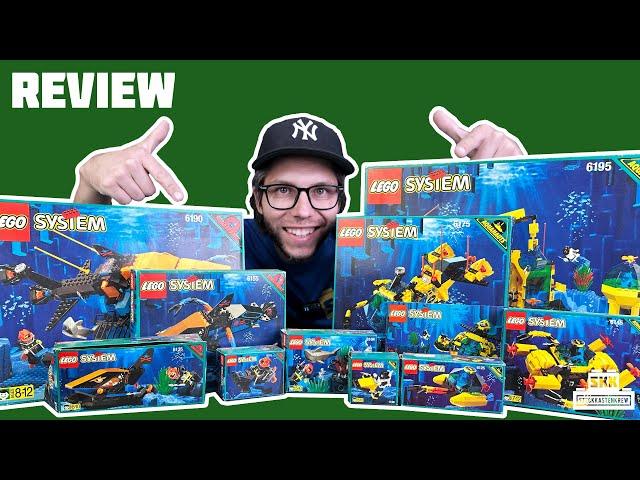 Überblick über alle LEGO-Aquazone-Sets mit Aquanauts und Aquasharks von 1995 und 1996 [Review]