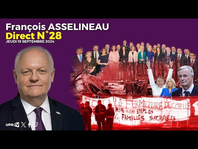 François Asselineau répond à vos questions en direct n°28