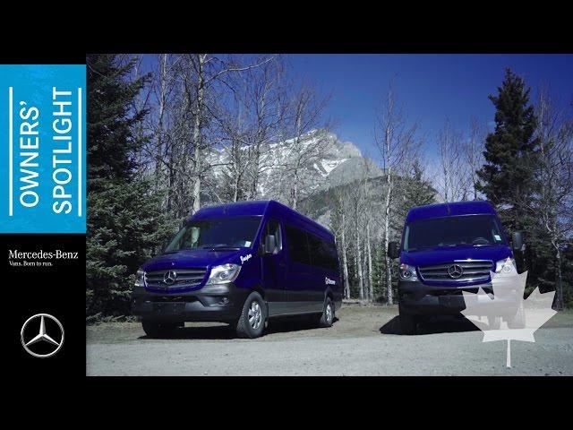 Sightseeing in Discover Banff Tours’ Sprinter passenger vans