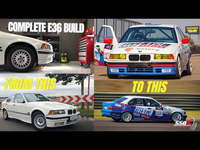 E36 Complete Track Car Build in 45 Min