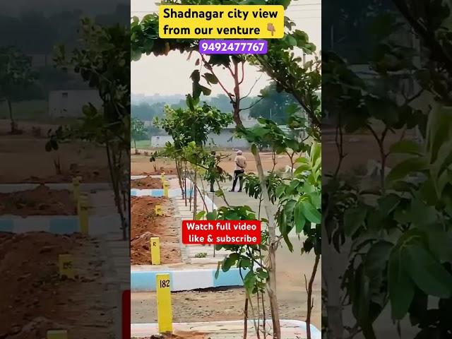 Shadnagar view from our venture #hyderabad #realestate #shadnagarplots #property #trending