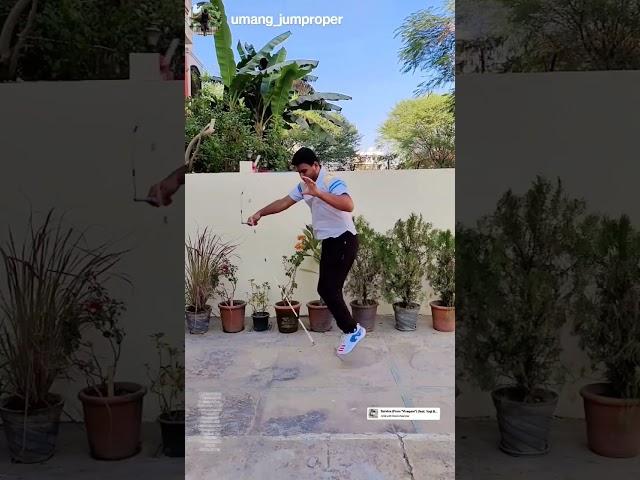 Thrilling mic move | Umang Singh #short #shortvideo #learn #athletics #jump #jumprope #proplayer
