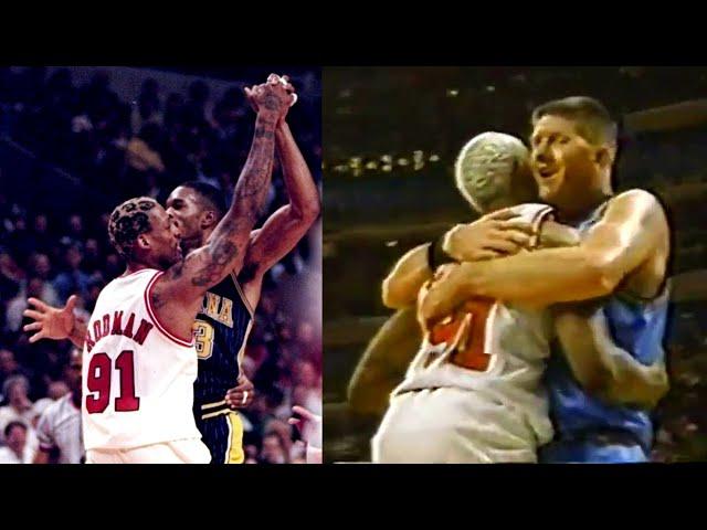 Rodman "Showing Love" FUNNY MOMENTS