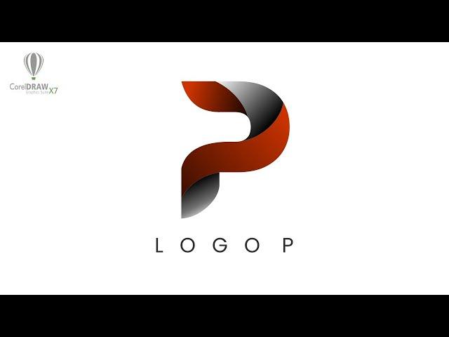 Logo Design Alphabet P | CorelDrawX7