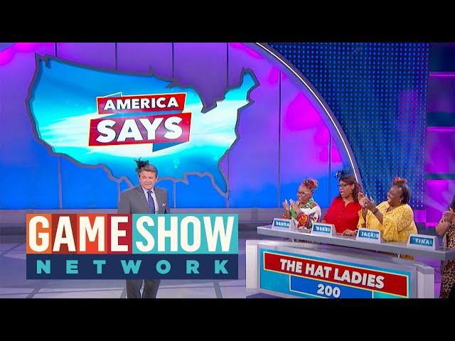 The Hat Ladies | America Says | Game Show Network