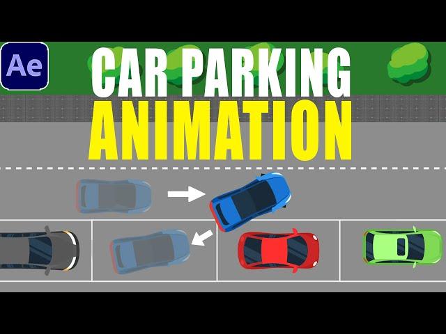 2D Car Parking Animation | After Effects Tutorial