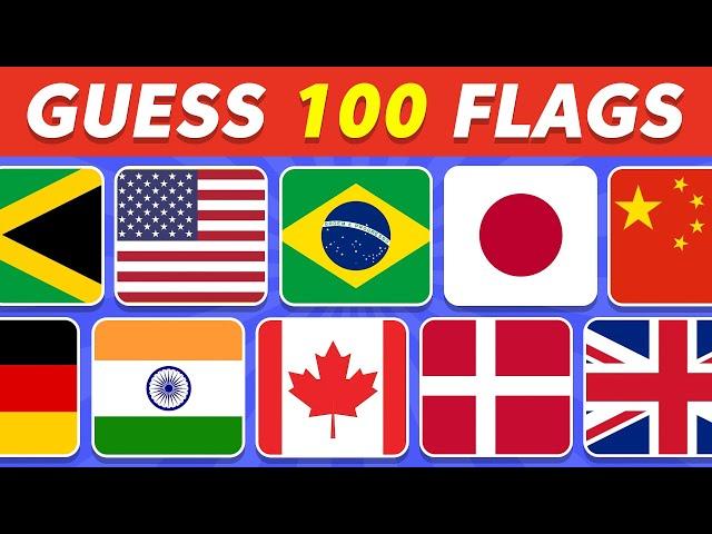 Guess the Flags | 100 Flags Quiz