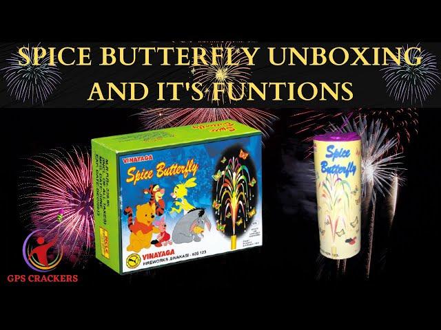 Spice Butterfly Unboxing And Its Functions | SONNY FIREWORKS | GPS CRACKERS | SIVAKASI #crackers