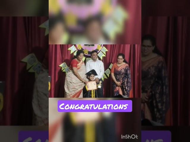 Pragya graduation party l Promoted to class 1 #humkisisekumnahin #kids #kidsvideos #viralkidsvideo