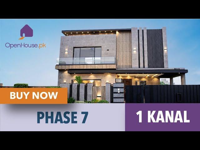 Luxury Living in DHA Phase 7 – Modern 1 Kanal Home Tour!