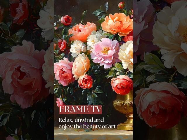 "Elegant Floral Art | Frame TV Screensaver | Relax and Unwind with Beautiful Flowers