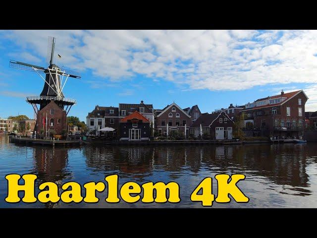 Haarlem, Netherlands Walking tour [4K].