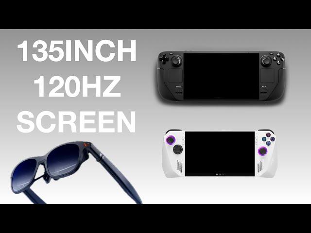 135"  Screen In Pocket - Viture One XR Glasses Pro Unboxing & First Expression