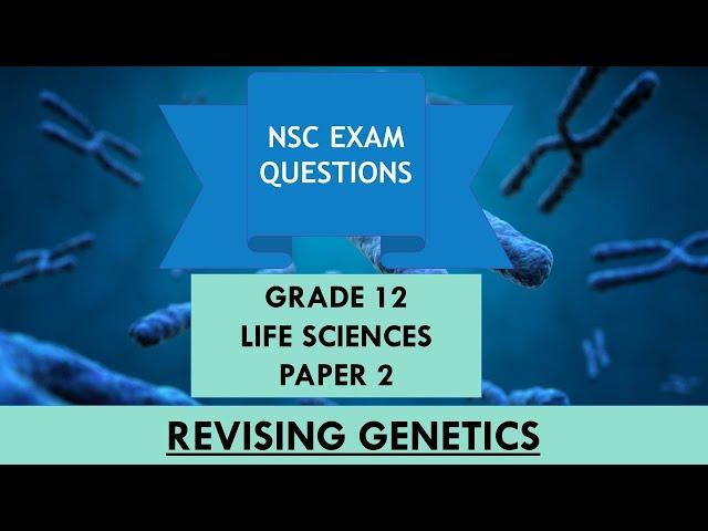 Revising Genetics & Inheritance - Grade 12 - Paper 2 - NSC Exam Prep