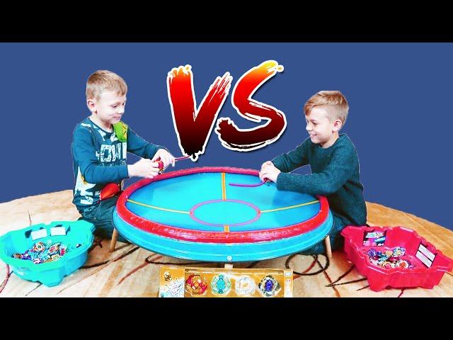 Play beyblade Big BeyStadium Бейблэйд Бёрст на огромной арене Cho-Z Customize Set