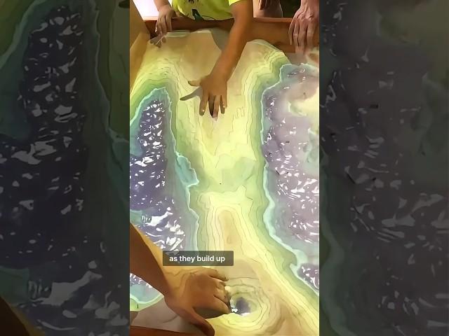 Stress Relief with Sand and Projector