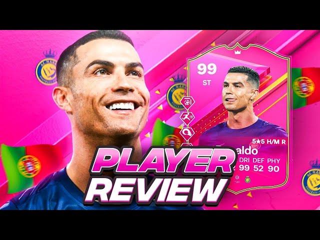 99 FUTTIES CRISTIANO RONALDO REVIEW IN EA FC24 ULTIMATE TEAM