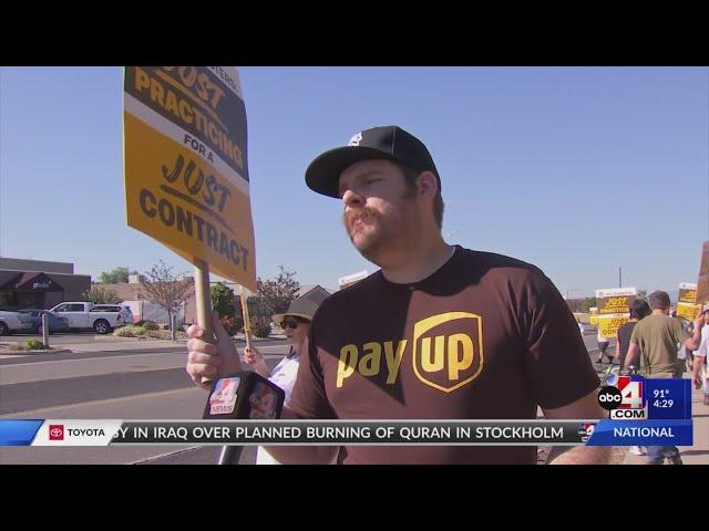 Utah UPS workers teasing a 'strike' for better wages